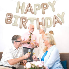 TONIFUL cream-toned foil balloons add elegant mood to any party