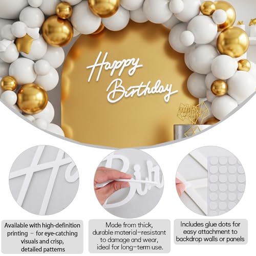 TONIFUL dot glue included lets you attach the letters quickly