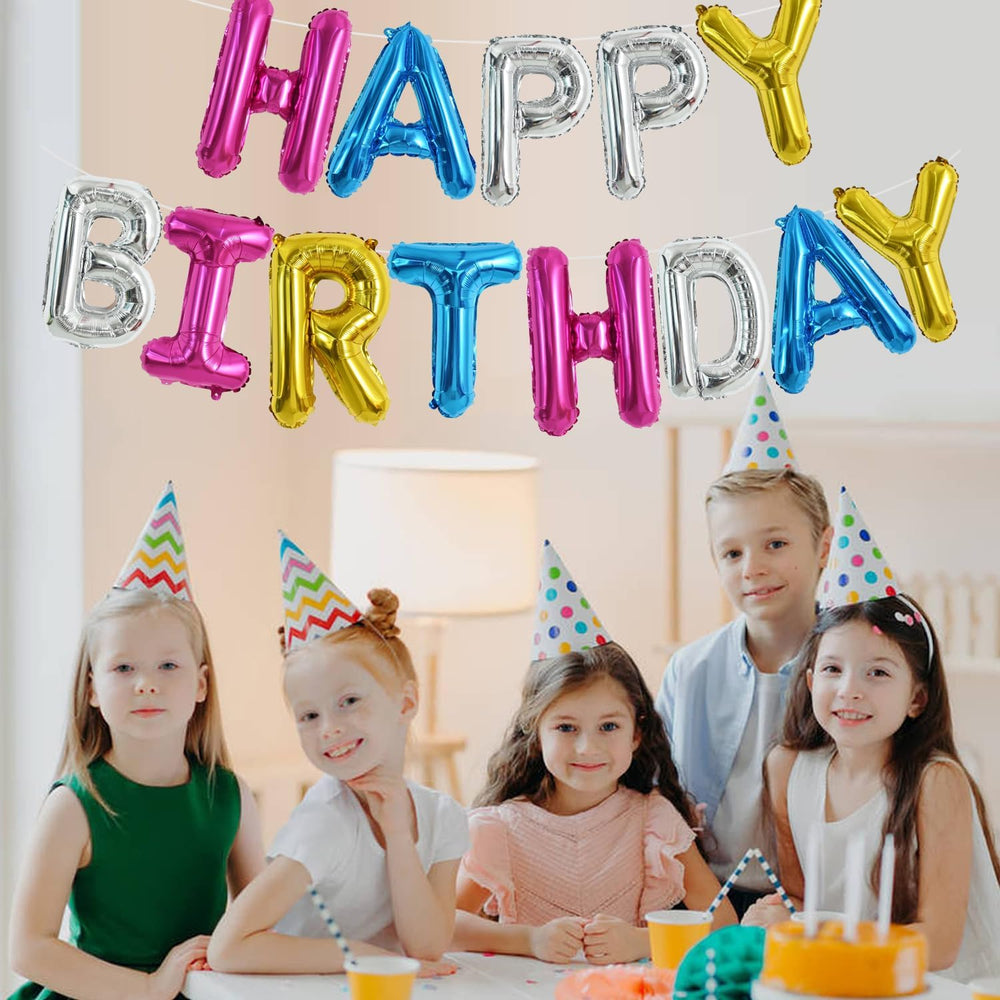 TONIFUL foil banner hanging on a kitchen wall for celebrations
