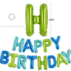 TONIFUL foil letter balloons spelling HAPPY BIRTHDAY for eye-catching celebrations.
