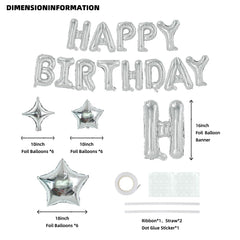 TONIFUL foil star balloons add shimmering accents to celebrations.