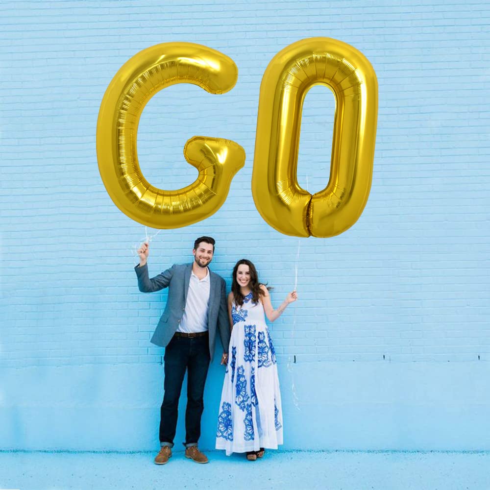TONIFUL gold letter balloon elevates wedding and party decor.