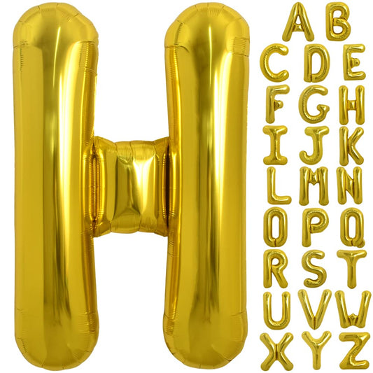 TONIFUL H balloon 40-inch gold foil close-up for luxurious party decor