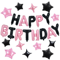 TONIFUL Happy Birthday banner 16-inch letters for bold indoor celebrations.
