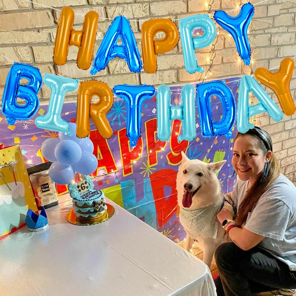 TONIFUL kitchen display with vibrant birthday banner for home parties