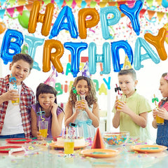 TONIFUL reusable foil banner designed for future birthdays and events