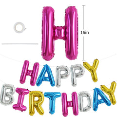 TONIFUL birthday foil balloons letters provide reusable décor for celebrations