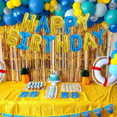 TONIFUL birthday party decor suitable for indoors and outdoors.