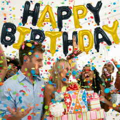 TONIFUL party banner decorating a living room for guests and photos