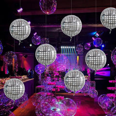 TONIFUL 22inch disco balloon boosts party ambiance with reflective surface