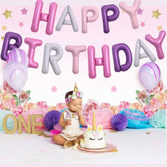 TONIFUL Pink purple foil balloons add a vibrant accent to any room