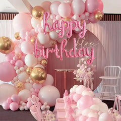 TONIFUL reusable pink birthday balloons help extend celebrations and reduce waste.