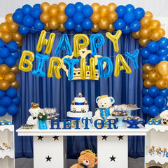 TONIFUL self-sealing foil balloons help maintain air and simplify setup.