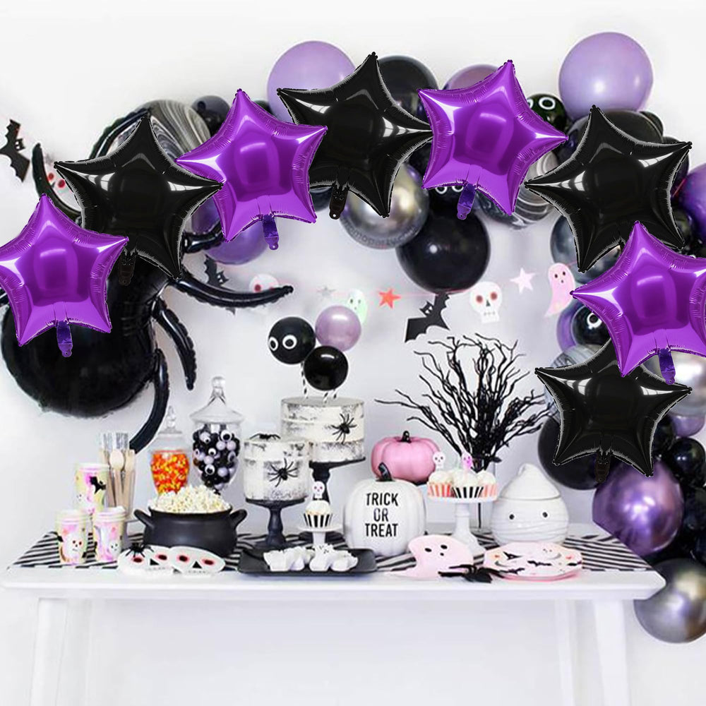TONIFUL 30-piece star balloon set suitable for indoor and outdoor decor.