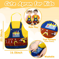 TONZE 39-piece set inspires creative construction projects for kids.
