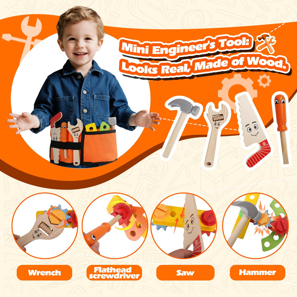 TONZE compact workshop kit suitable for 2β4 year olds during family play