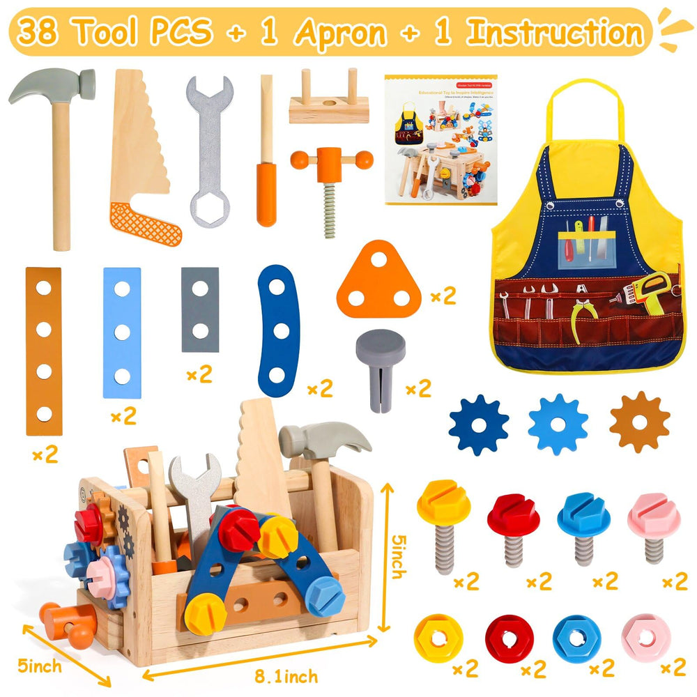 TONZE portable tool bench doubles as a compact activity station.