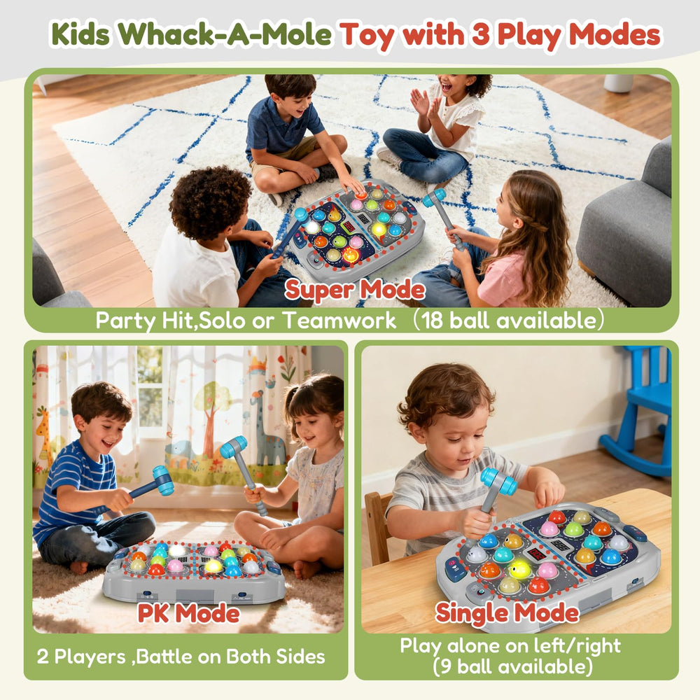 TooLion soft-hammer set supports safe pounding for young children during family game time.