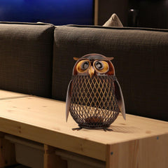 Tooarts owl decor fits desks, shelves, and mantels