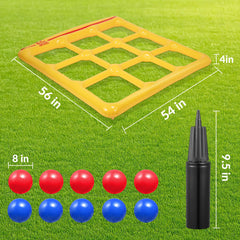 Toobimen yard games set ready-to-play with durable PVC