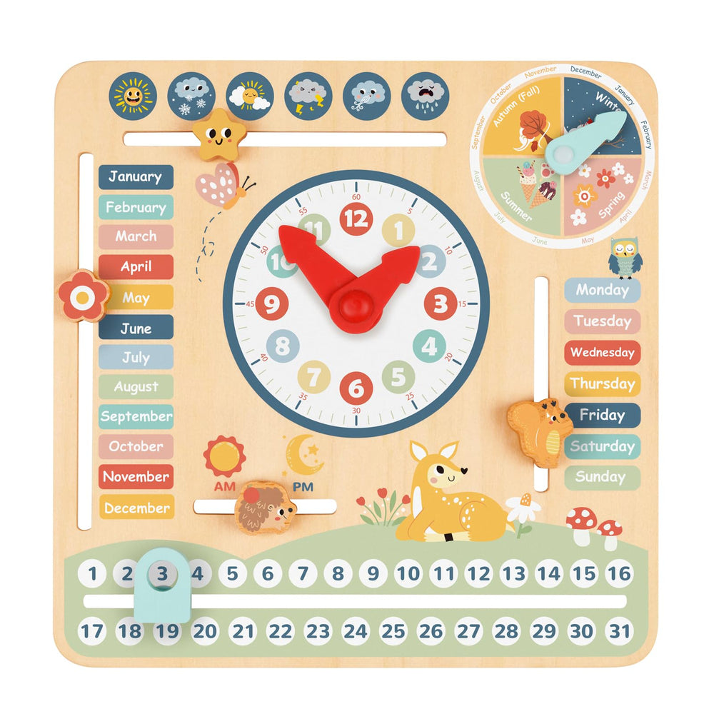 TOOKYLAND daily calendar board for interactive date and weather learning
