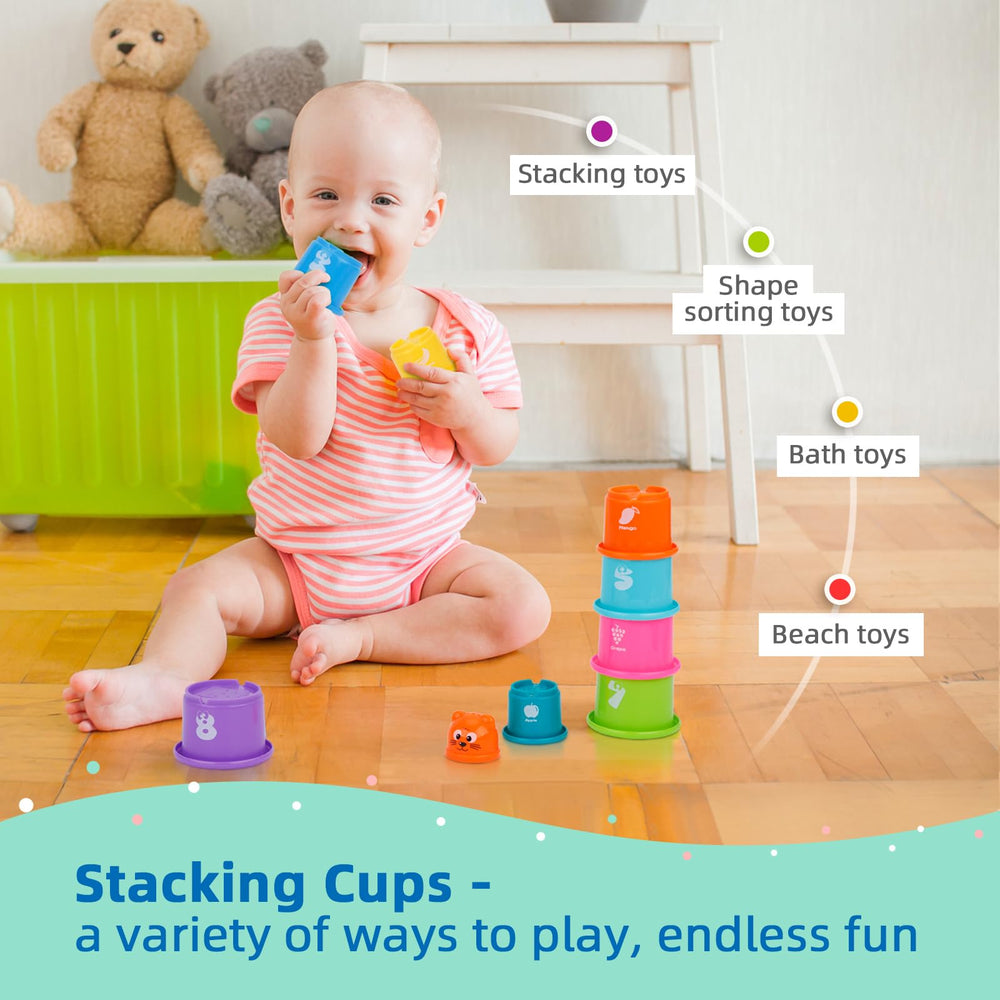 TOOKYLAND pound bench: tactile pounding promotes rhythm, cause-and-effect exploration, and motor skill practice