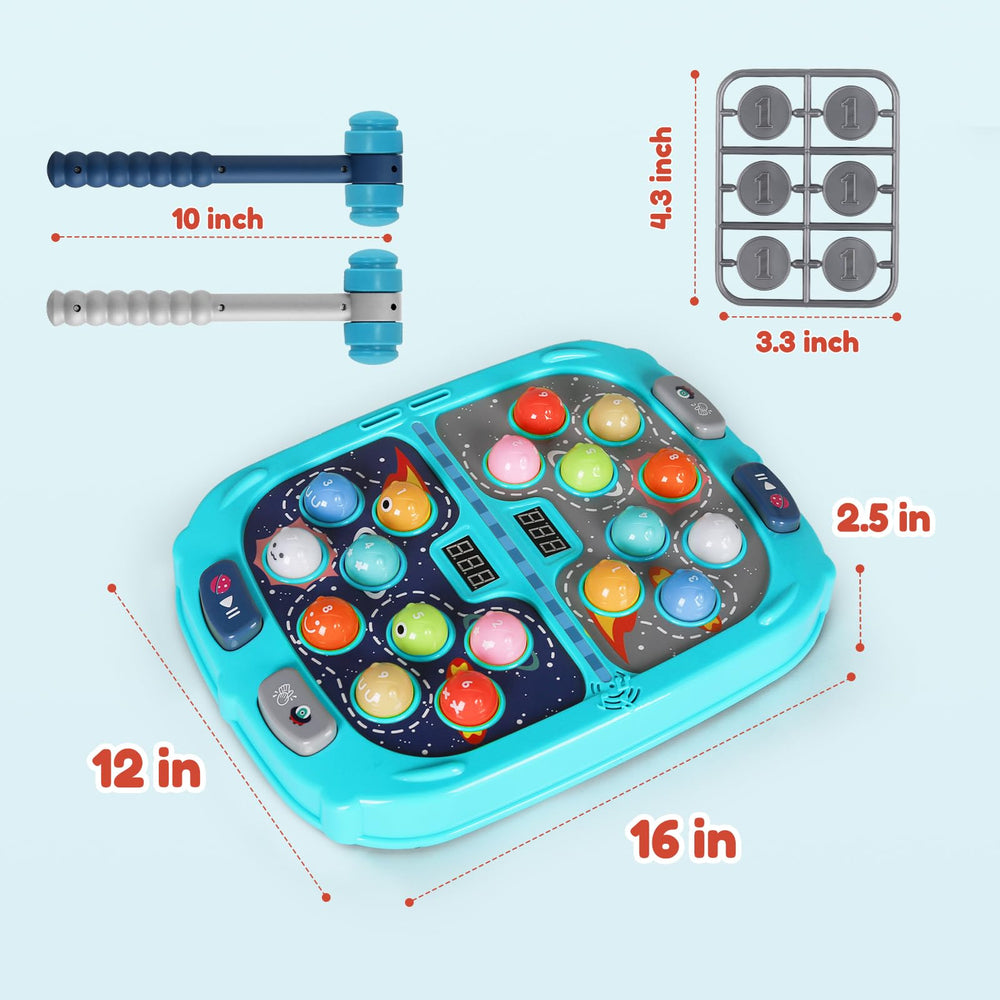 TooLion educational benefits motor coordination through playful target hits.