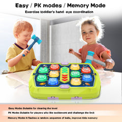 TooLion Hammer Mole Game durable ABS construction ensures safe, long-lasting play.