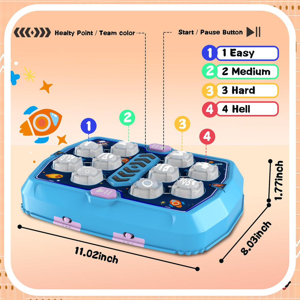 TooLion pounding toy with suction cup for stable play on surfaces.