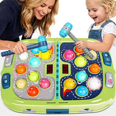 TooLion two-player Whack Mole setup for easy family play and quick assembly.
