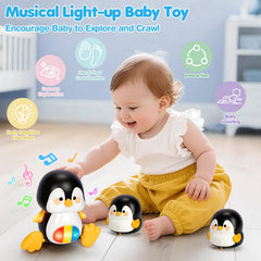 TooyBing penguin-light-music enhances sensory exploration with soft lights and tunes.