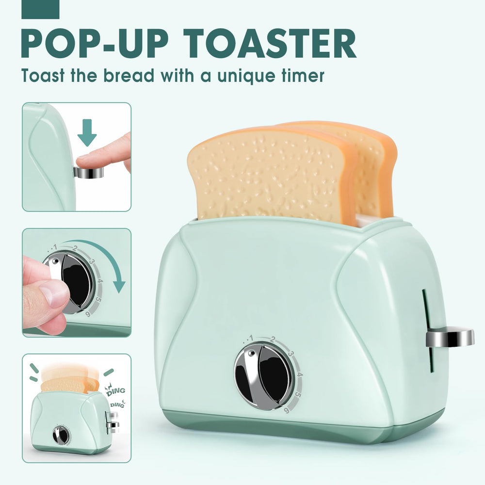 TooyBing juicer rotates fruit to create pretend juice for colorful play.
