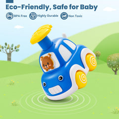 TooyBing press and go bear driver invites active, imaginative pushing
