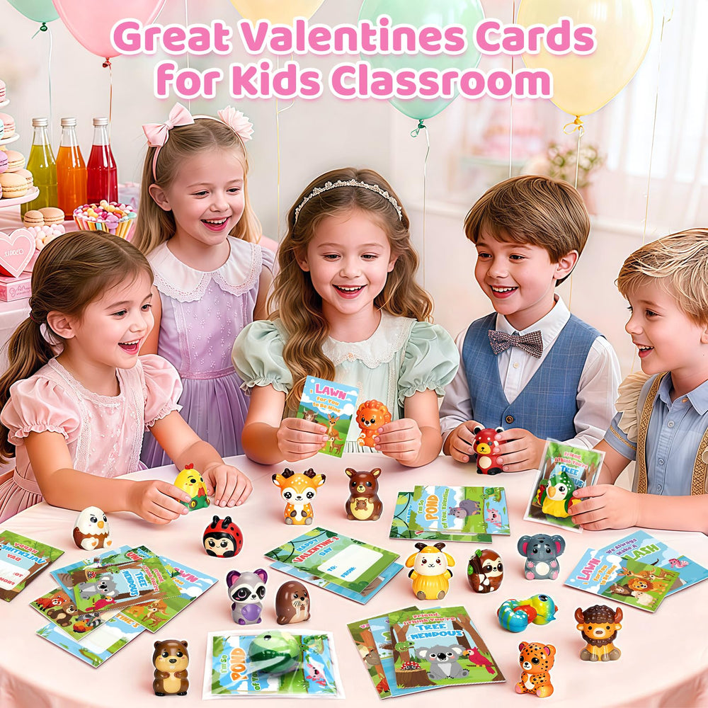 TooyBing six-scenario valentines cards for colorful classroom gifting