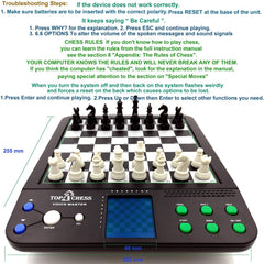 Top 1 Chess LCD display showing precise piece positions during play