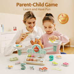 Top Bright Balance Math Game uses number blocks to reinforce addition through play.