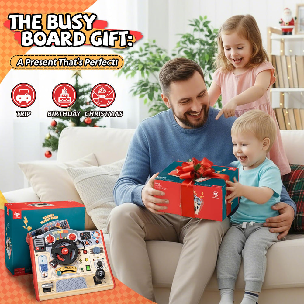 Top Bright busy board engine roar adding realistic travel mood.