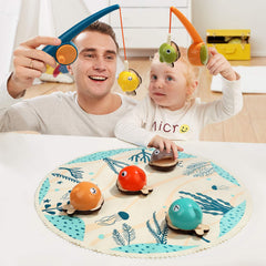 Top Bright two-player fishing setup enabling shared play