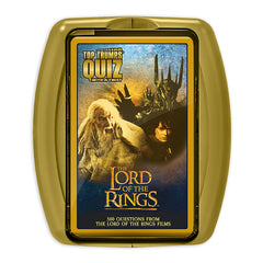 Top Trumps LOTR quiz card Bilbo character image for fun trivia and family game night