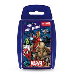 Top Trumps Marvel Universe Specials pack cover inviting family game night play.