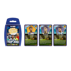 Durable plastic case keeps cards safe during travel.