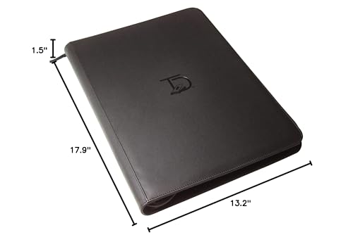 TopDeck black binder aesthetic complements shelves while protecting your cards.