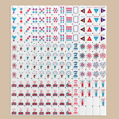 Topmahjing American Mahjong tiles sized 1.26 inches for easy handling during long game sessions.