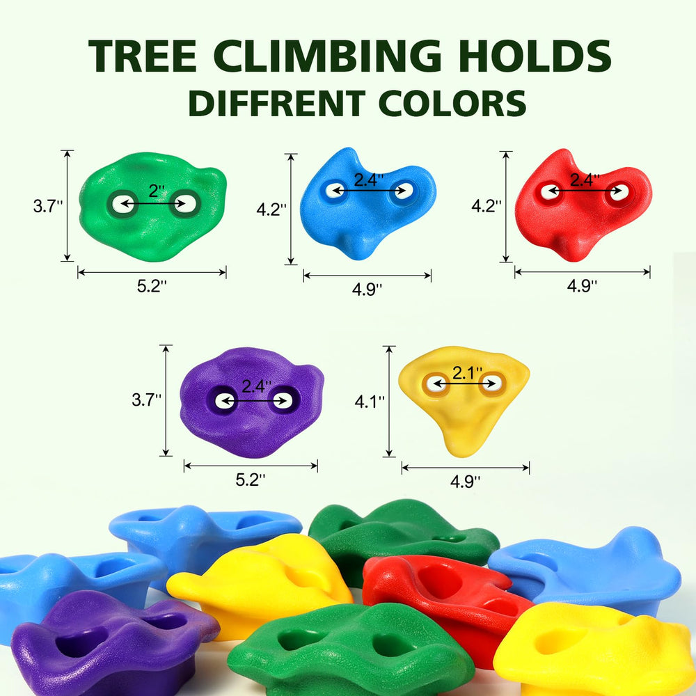 TopNew climbing holds feature textured grips for secure confident climbing.
