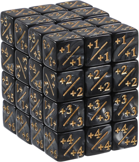 Topperfun 48pcs counter-dice for quick token tracking during gameplay