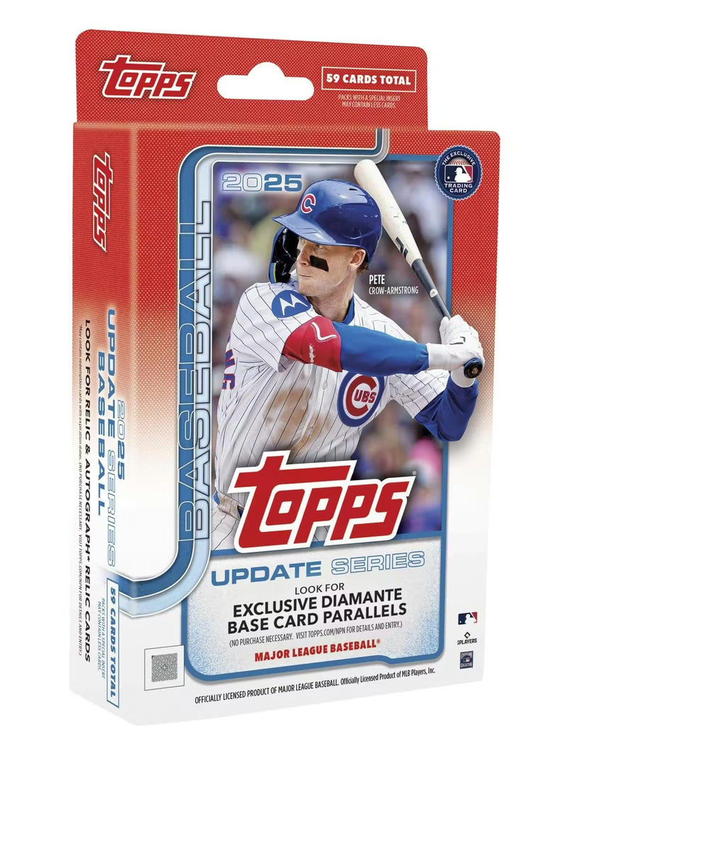 Topps 2025 Update Series hanger box with Diamante parallels for collectors