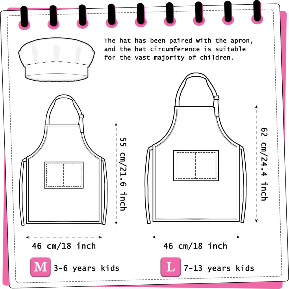 TOPWAYS apron back elastic band ensures flexible sizing.
