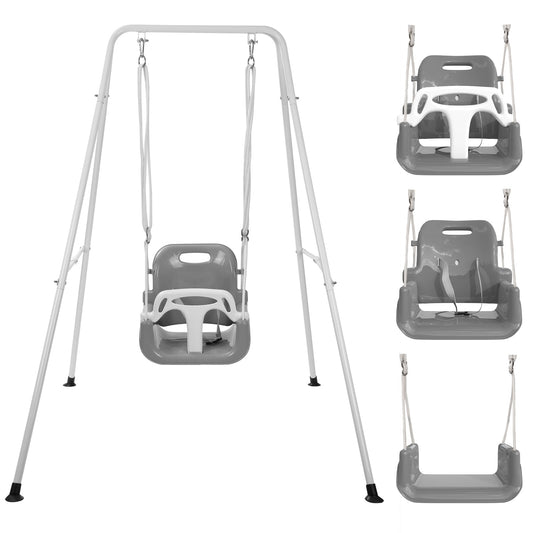 TOREVSIOR Taleco Gear toddler swing assembly shows a sturdy 3-in-1 seat for growing children