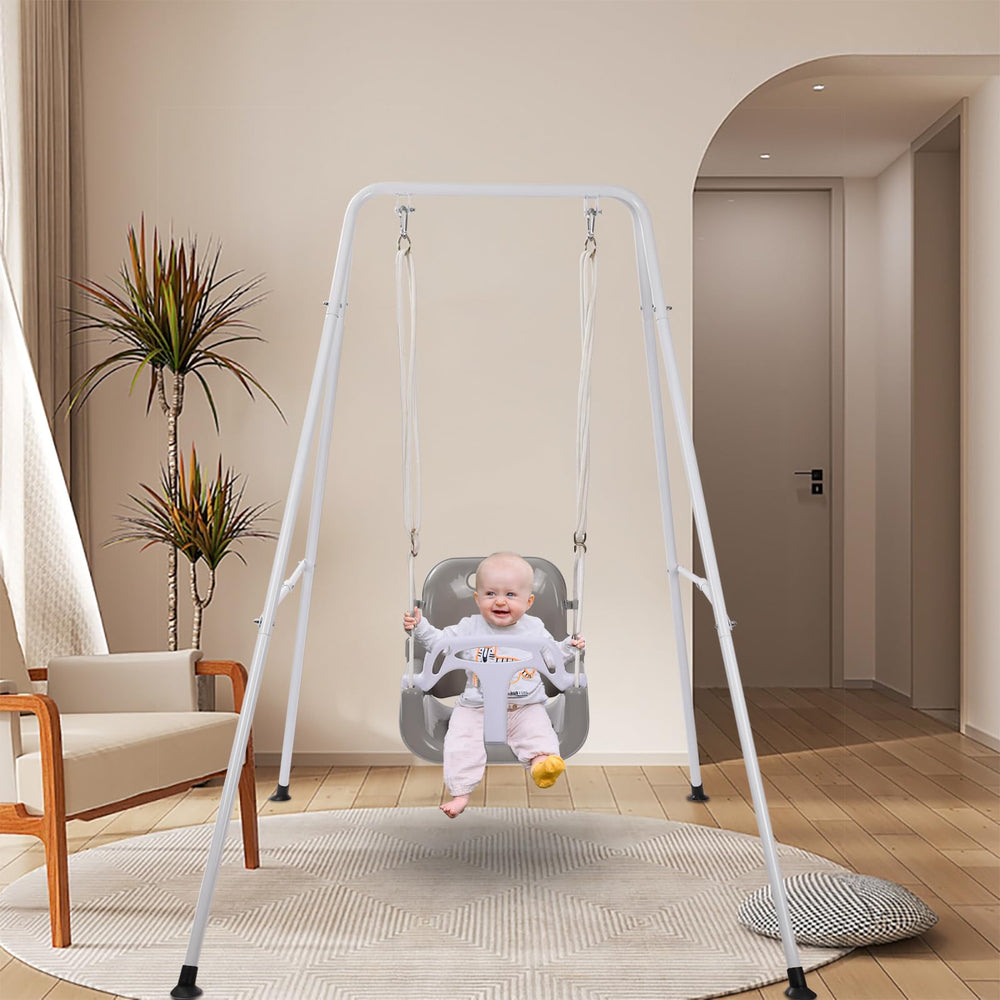 TOREVSIOR Taleco Gear toddler swing color black blends with outdoor and indoor spaces