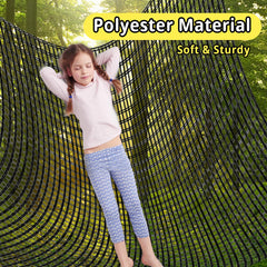 Double-layer design on the Toriexon net enhances safety during climbing